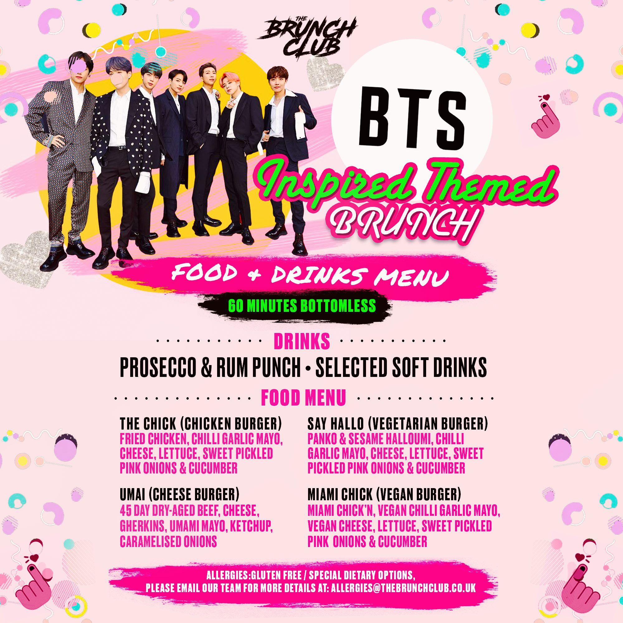 BTS Inspired Bottomless Brunch - London