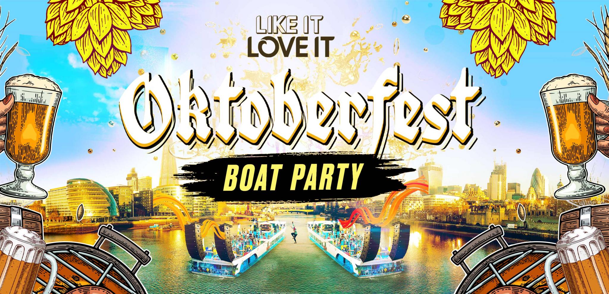 OKTOBERFEST Boat Party - London