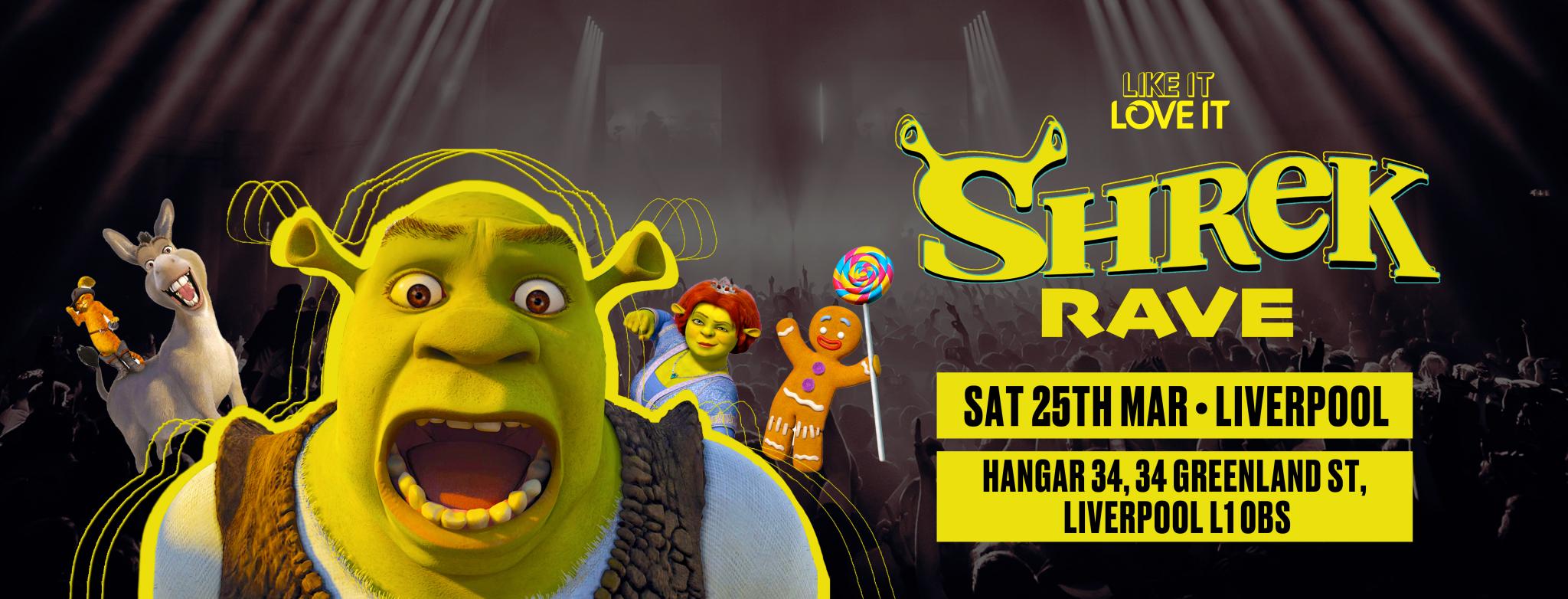 Shrek Rave – Liverpool | The Brunch Club