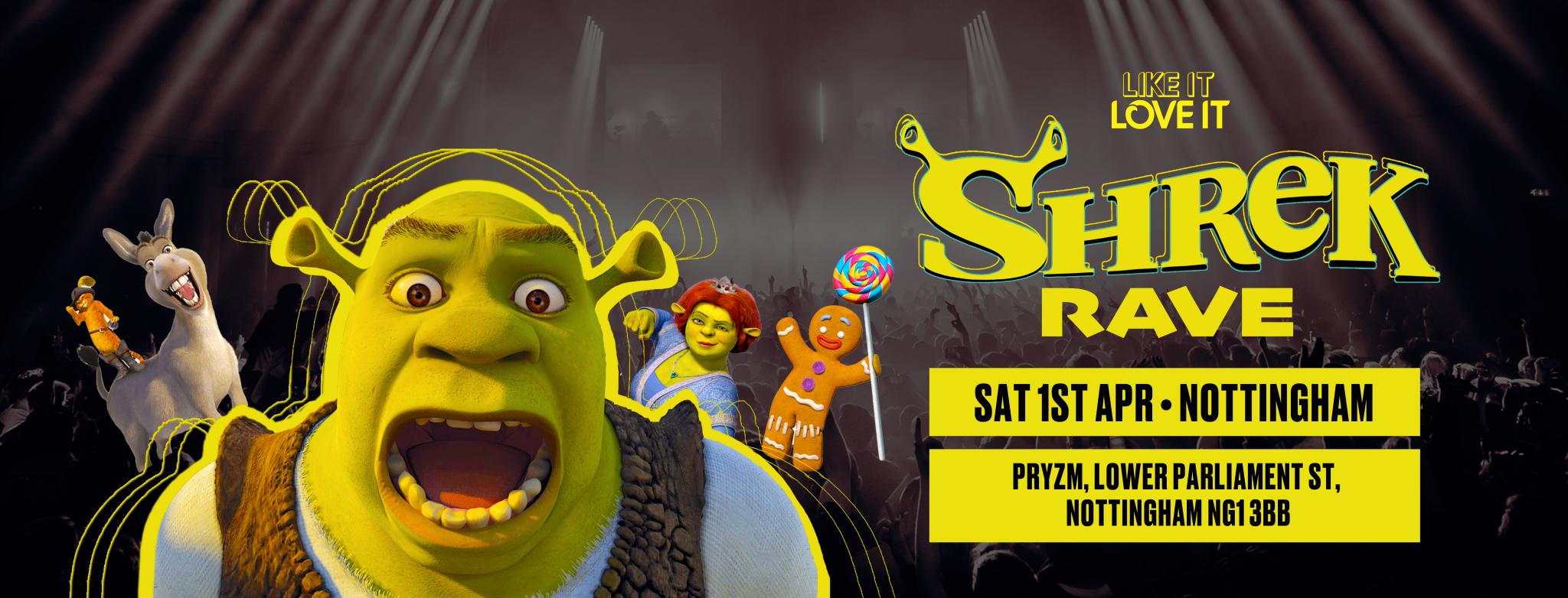 Shrek Rave – Nottingham | The Brunch Club