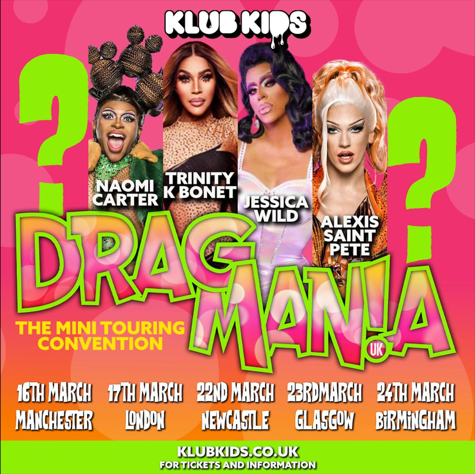 LONDON WINTER DRAG MANIA (ages 18+) Licklist