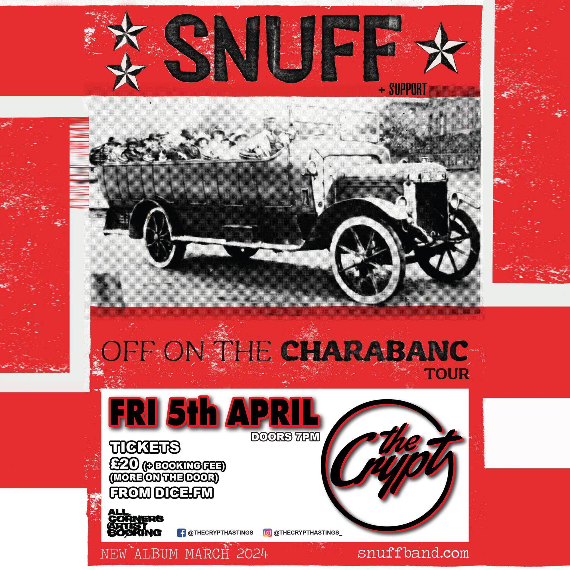 Snuff + support live @ The Crypt