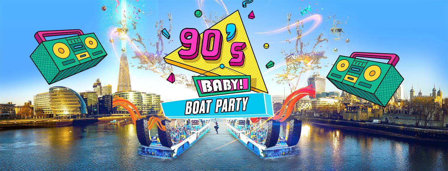 90s Baby Boat Party - Plymouth