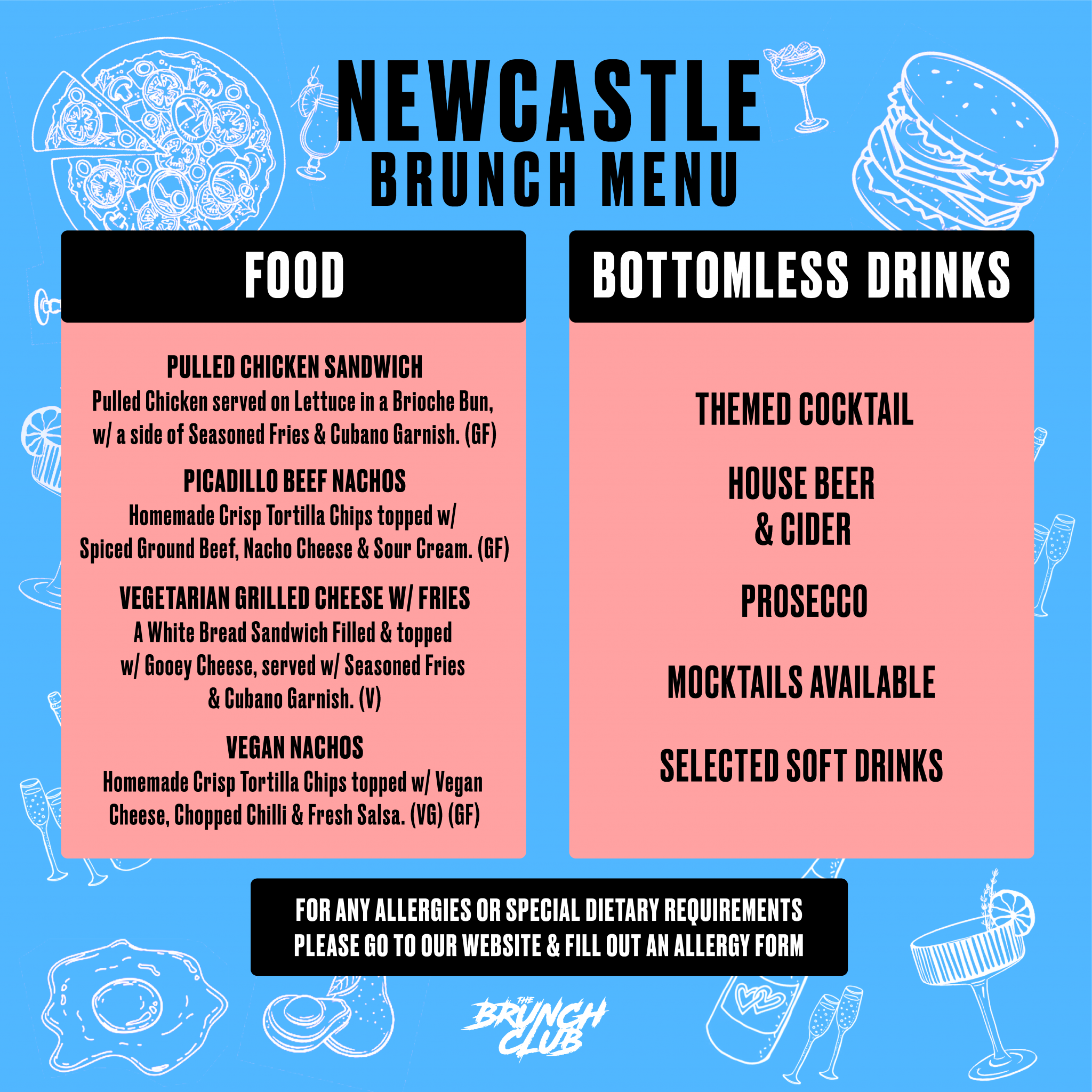 Emo Bottomless Brunch - Newcastle