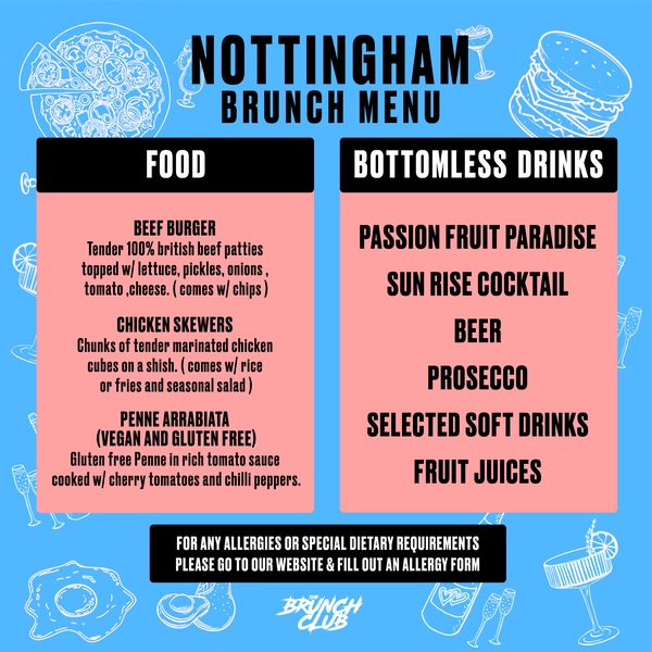 EMO Bottomless Brunch - Nottingham