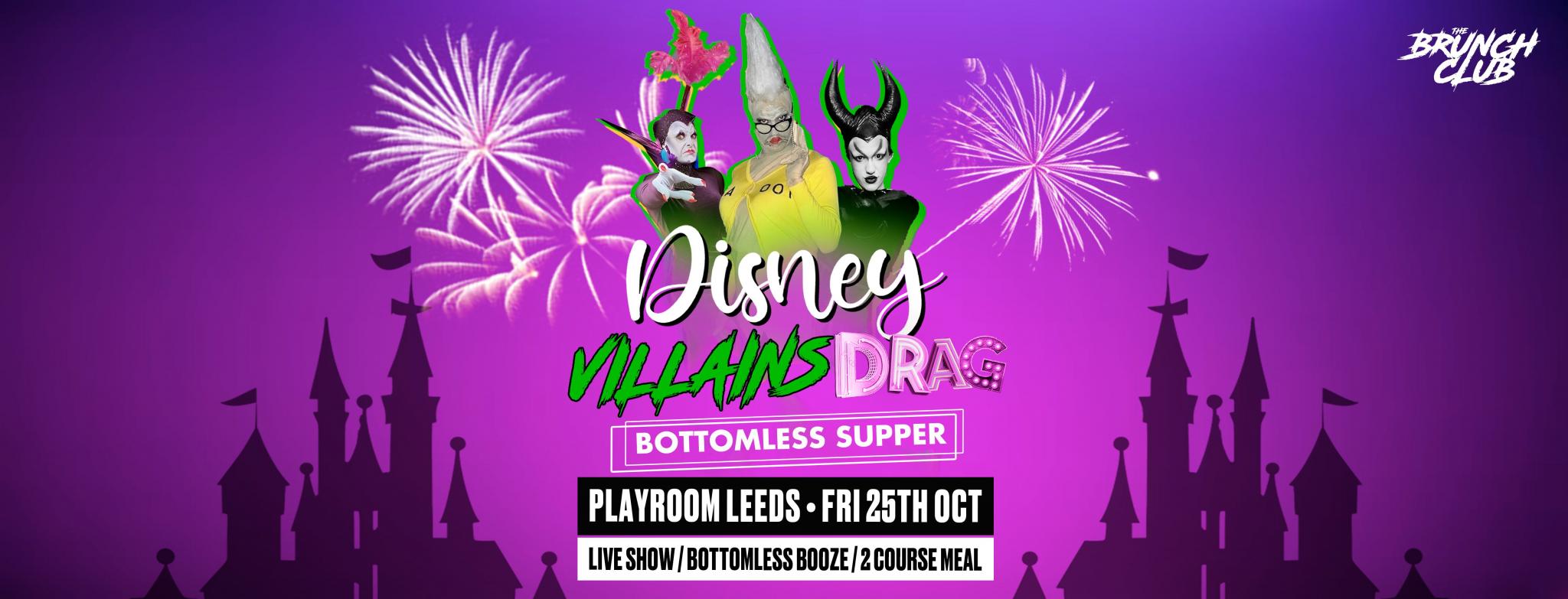 Disney Villains Drag Bottomless Supper - Leeds