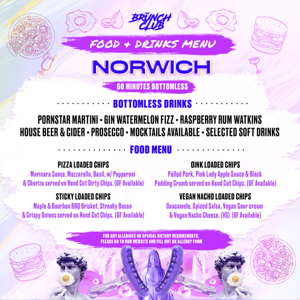 CANCELLED - Spice Girls Drag Bottomless Brunch - Norwich