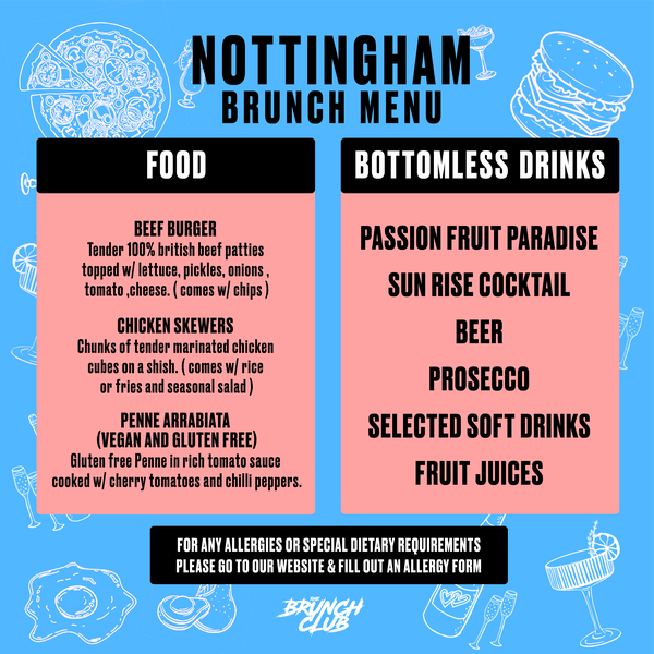 One Direction Bottomless Brunch - Nottingham