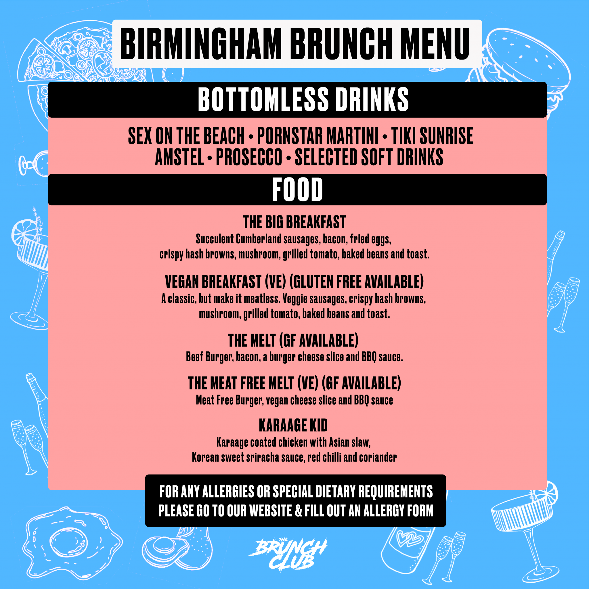 One Direction Bottomless Brunch - Birmingham