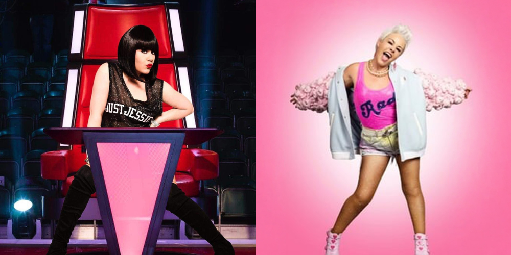 Karen Tomlinson as Jessie J & Pink