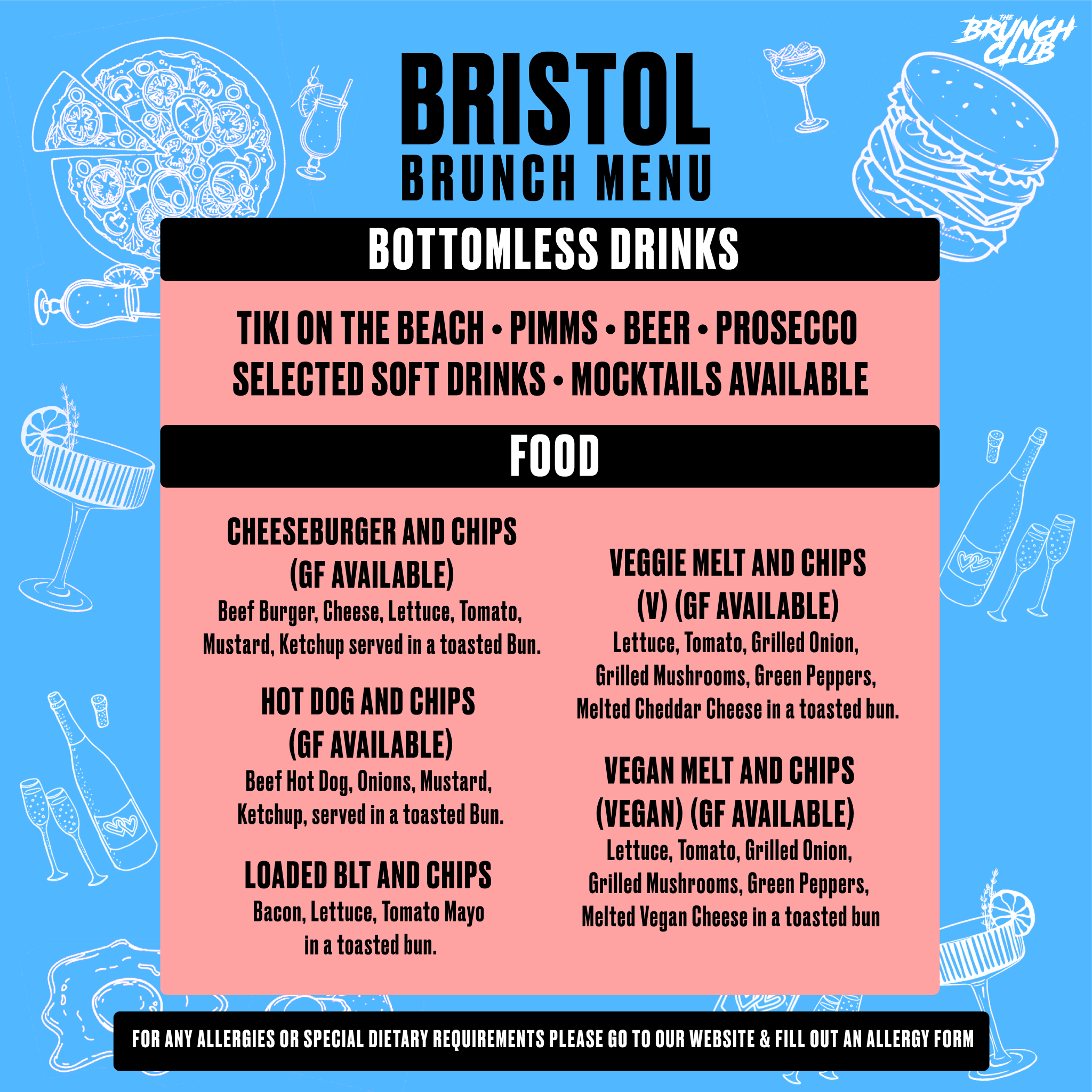 Primary School Bangers Bottomless Brunch - Bristol