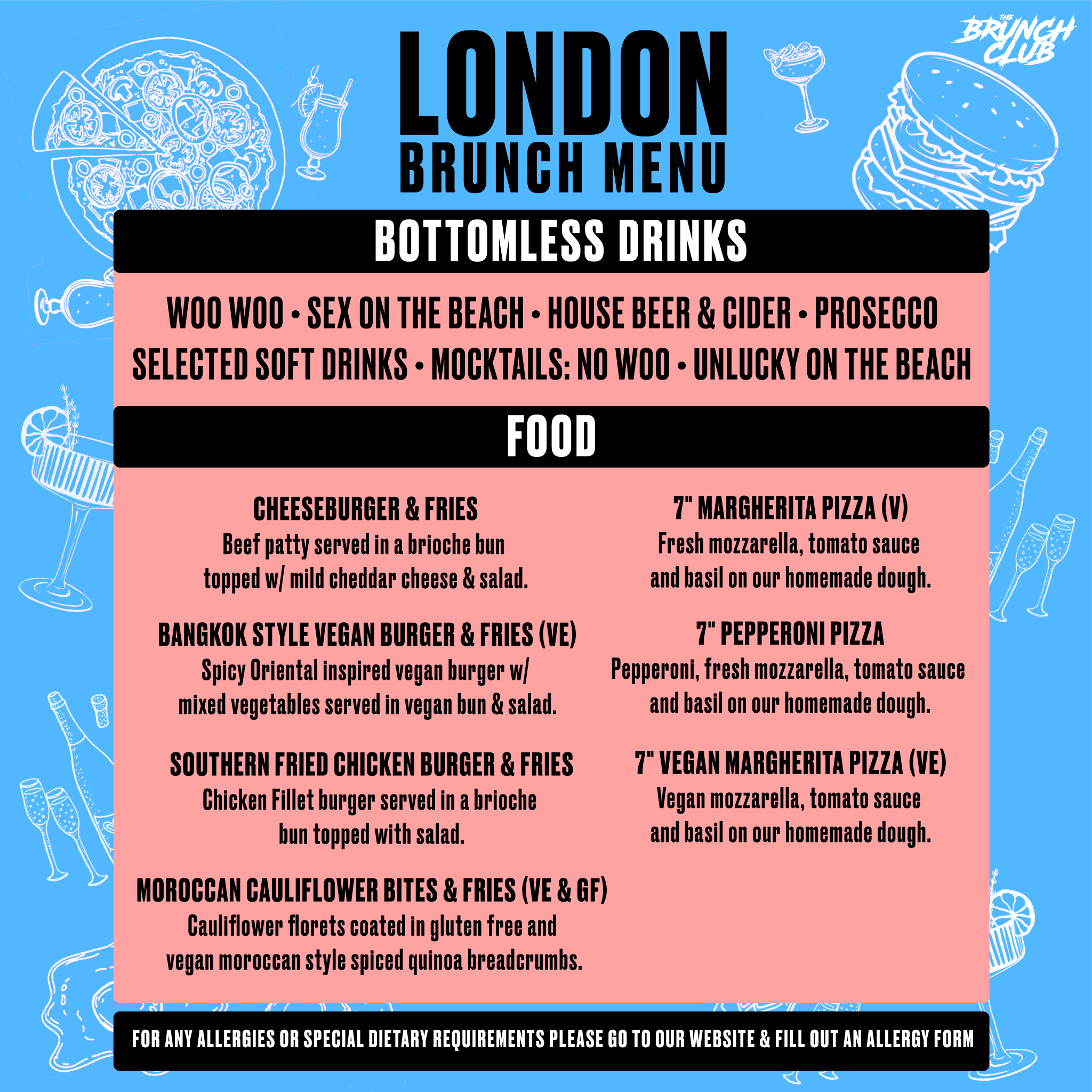 Spice Girls Drag Bottomless Brunch - London