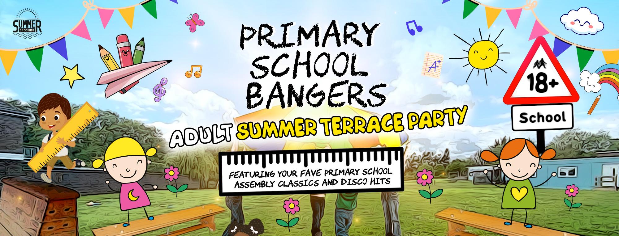 Primary School Bangers Summer Terrace Party Cardiff The Brunch Club Primary School Bangers Summer Terrace Party Cardiff The Brunch Club