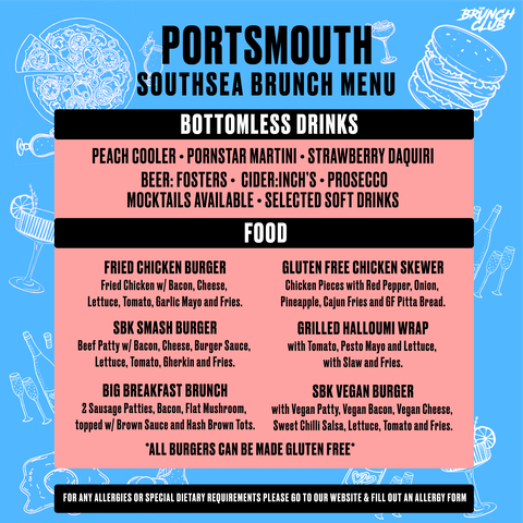 CANCELLED Ultimate Dizney Bottomless Brunch - Portsmouth