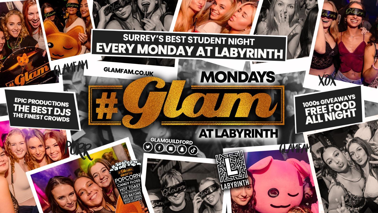 Glam - Surrey's Biggest Week Night!