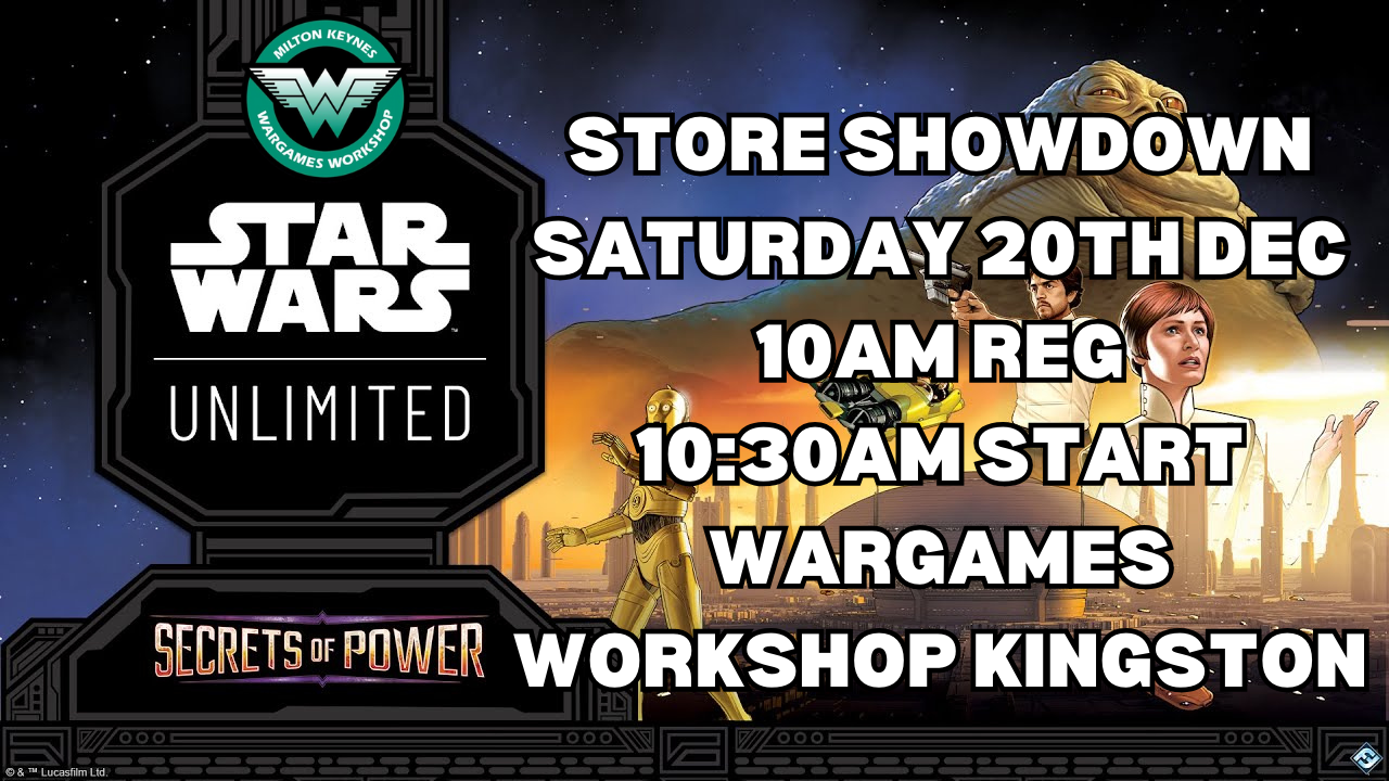 Star Wars Unlimited Secrets Of Power Store Showdown