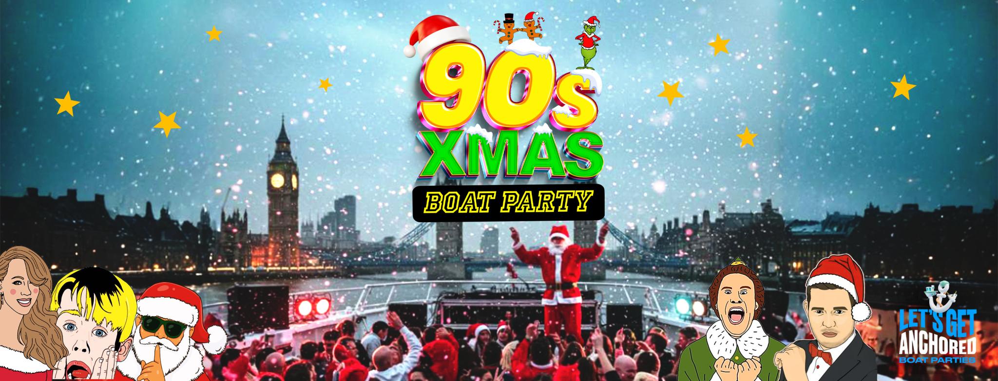90's Xmas Boat Party - London