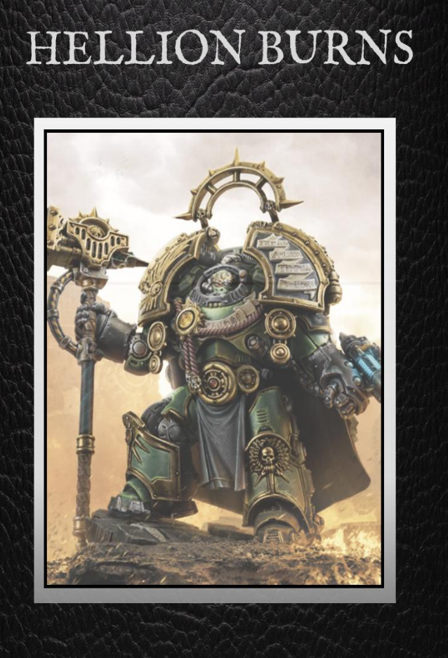 HELLION BURNS - Horus Heresy