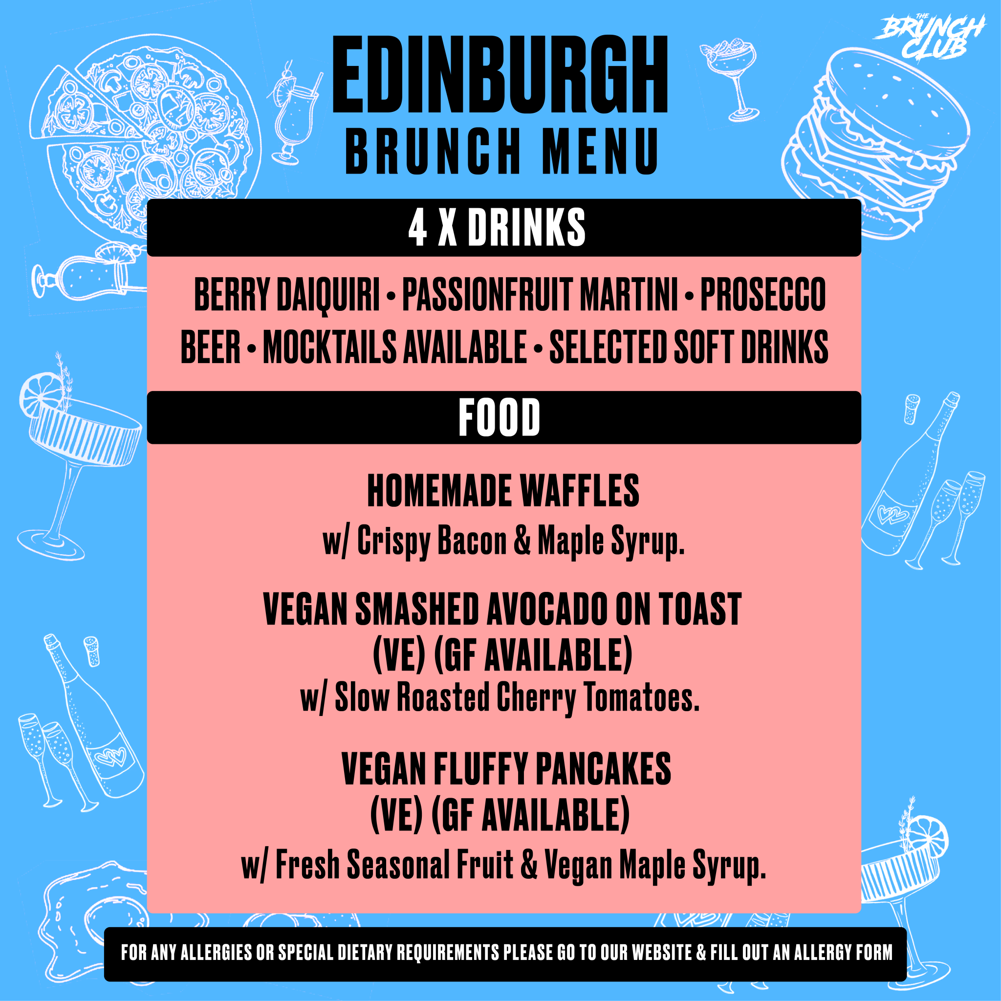 Wicked Boozy Brunch - Edinburgh