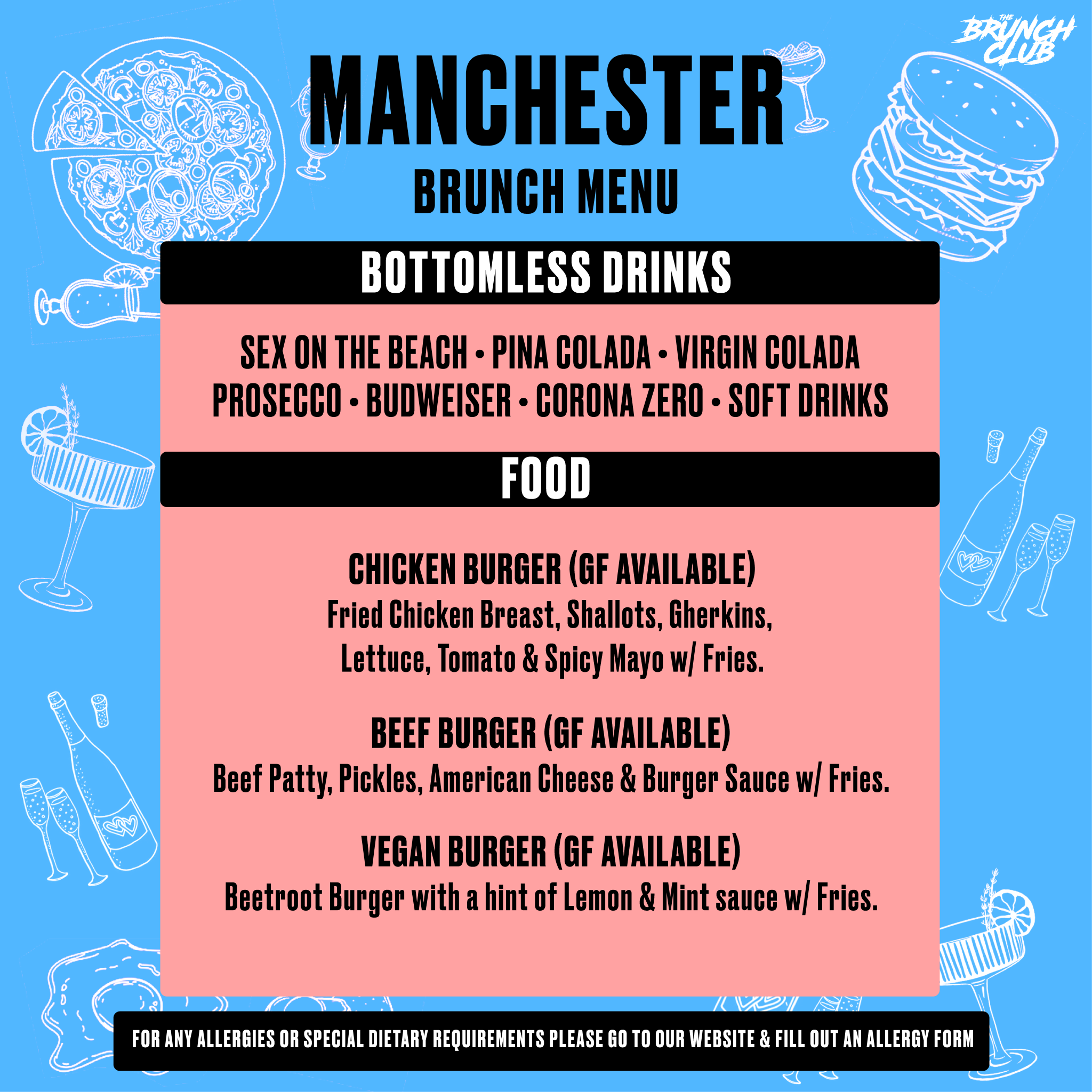 Primary School Bangers Bottomless Brunch - Manchester