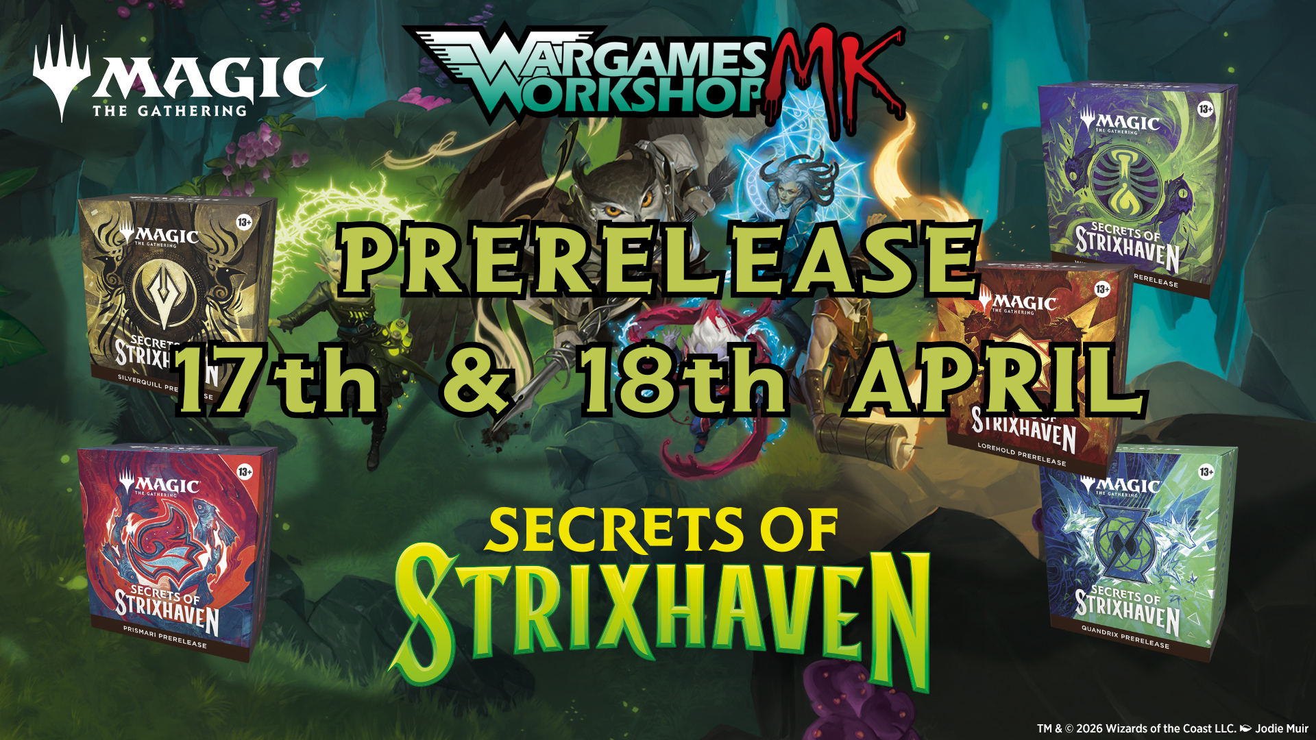 MTG Secrets Of Strixhaven SATURDAY Prerelease