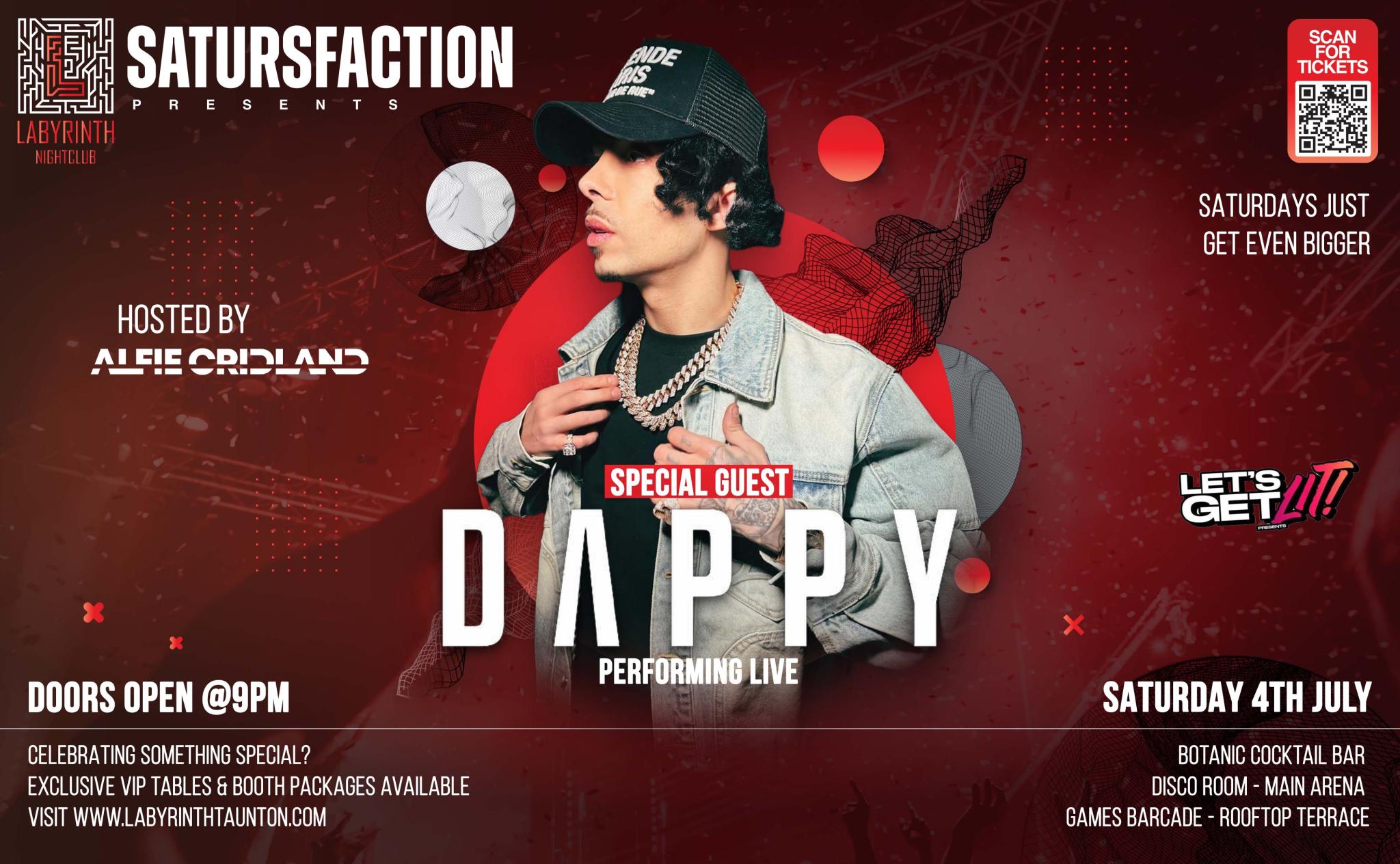 Satursfaction Presents: Dappy Live