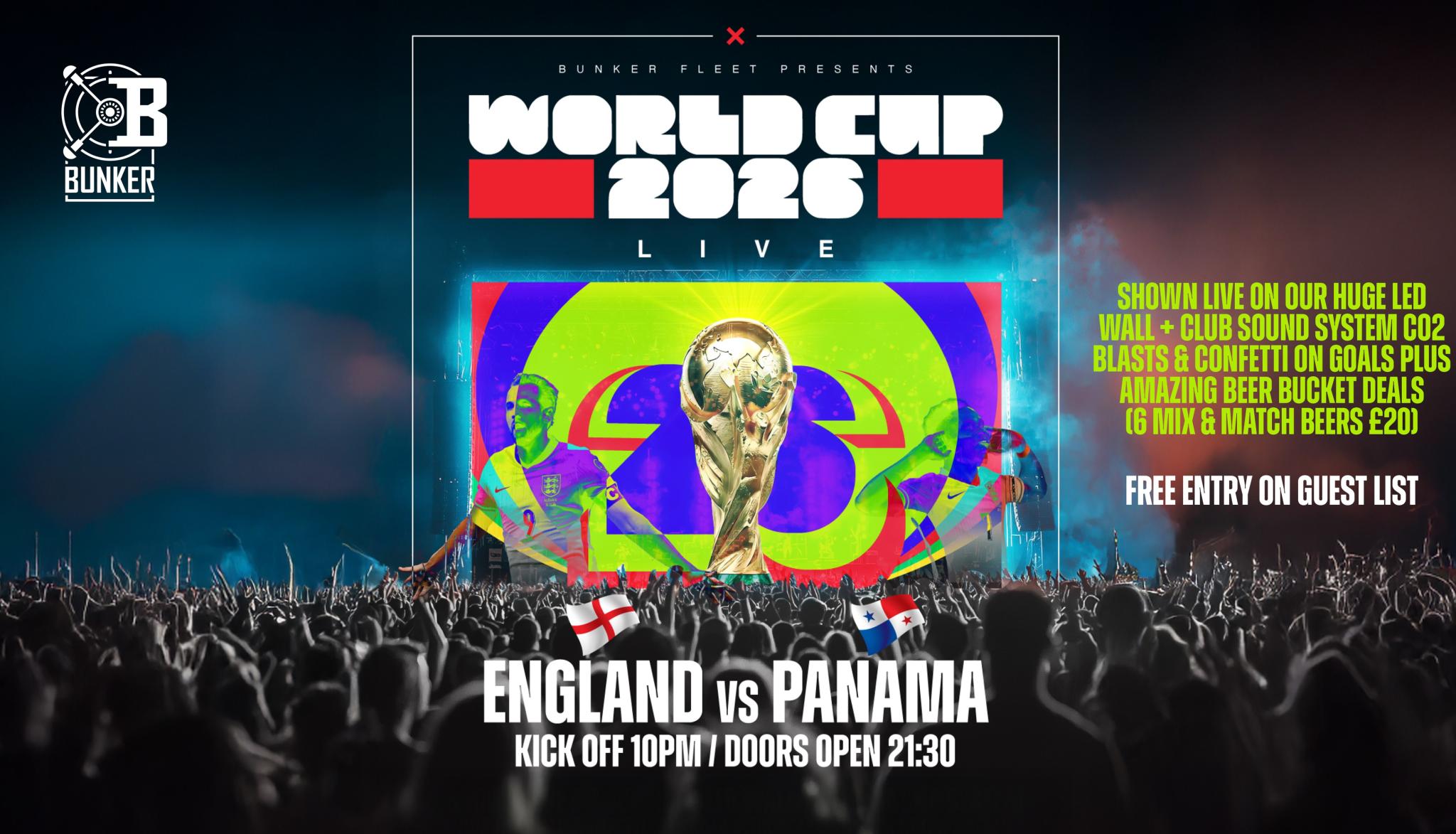 ENGLAND vs PANAMA (Fan zone)