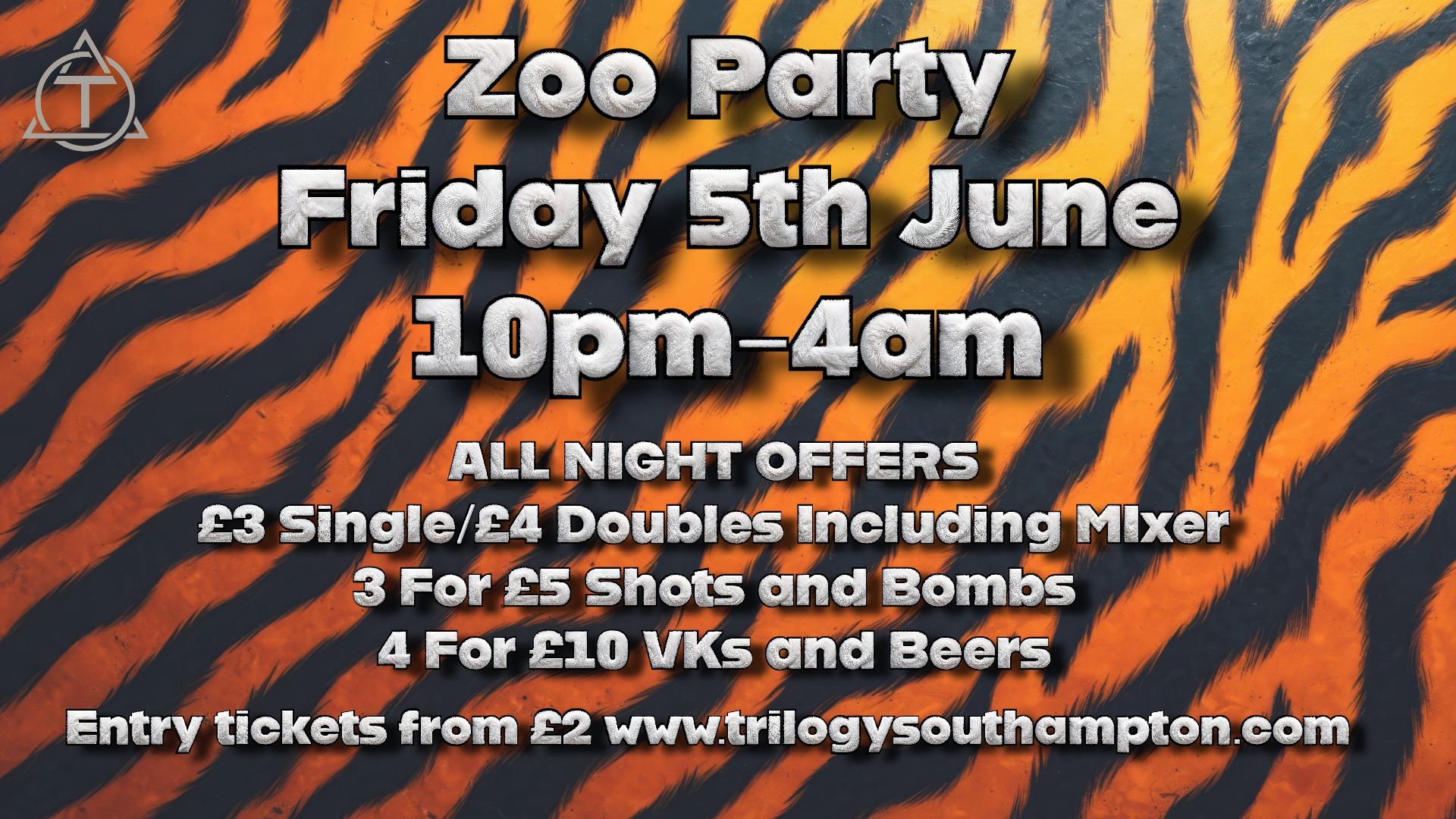 Friday Frequency Zoo Party