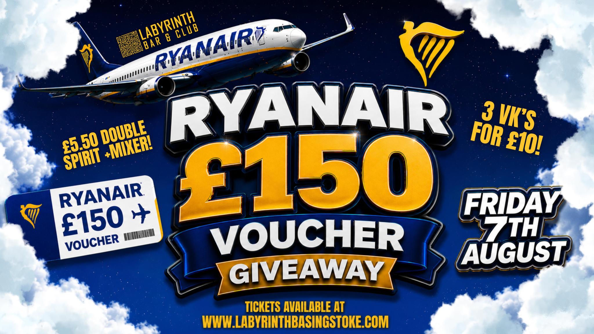 £150 Ryanair Voucher Giveaway