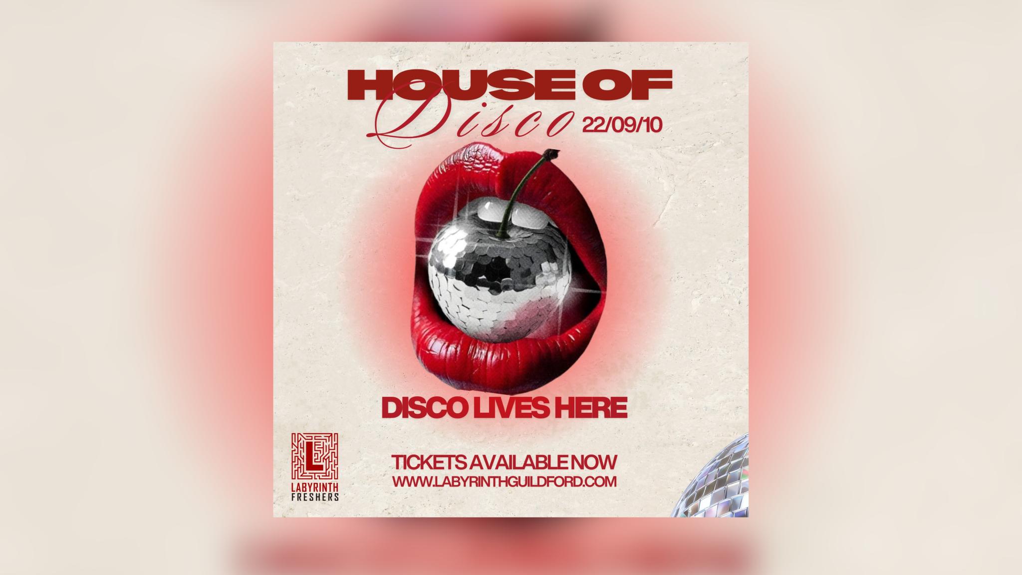 HOUSE OF DISCO FRESHERS TUESDAY @ LABYRINTH
