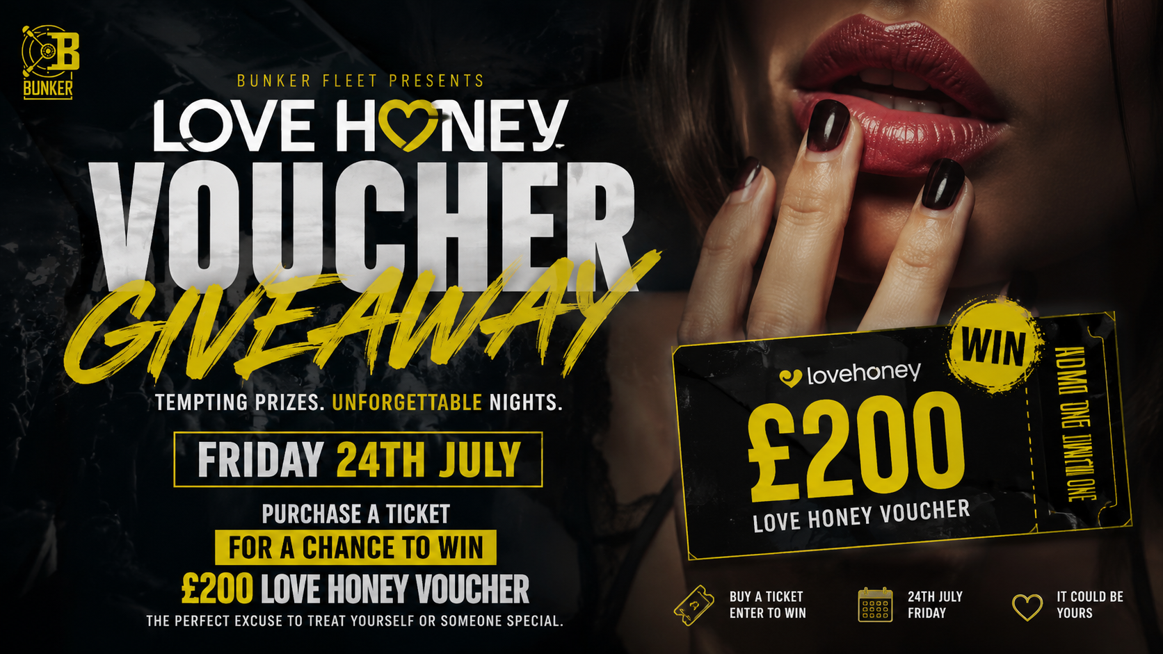 Bunker Sessions - LOVE HONEY Voucher give away