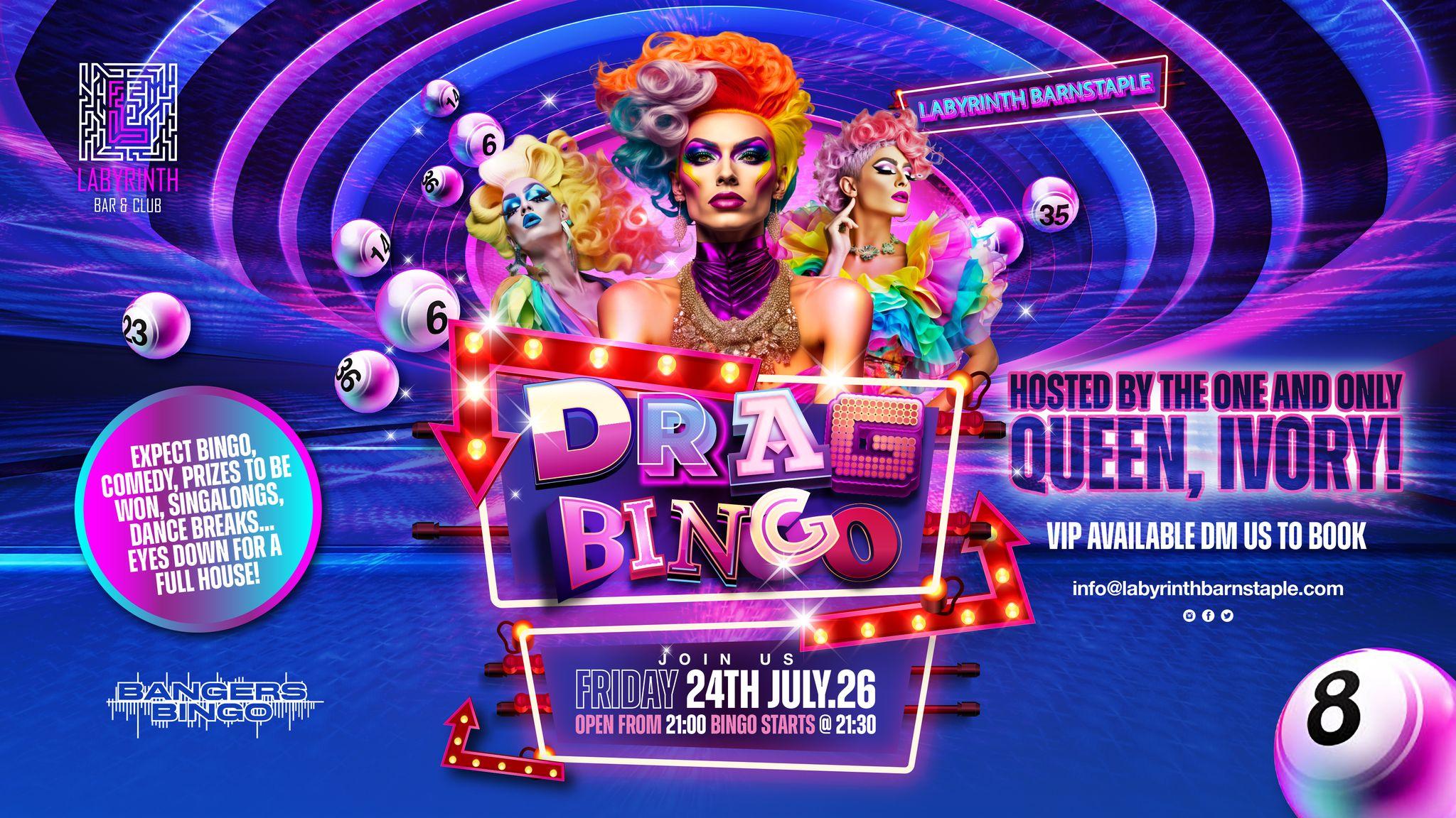 Drag Bingo - Hosted by the one and only Queen, Ivory
