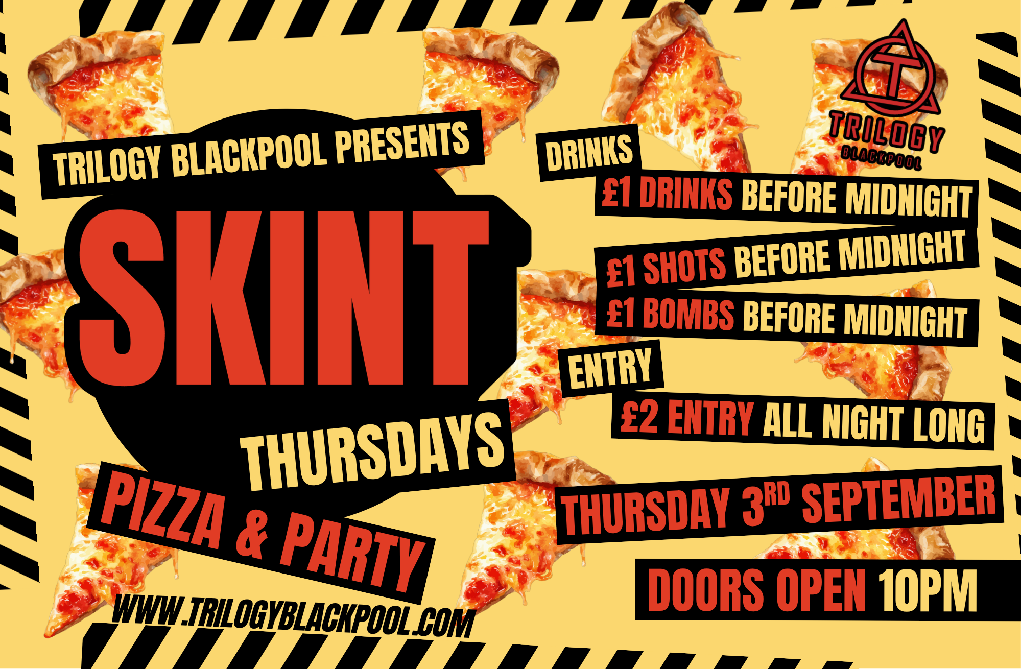 Skint Thursdays - Pizza & Party