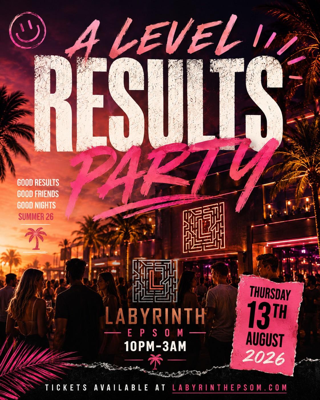 A Level Results Party