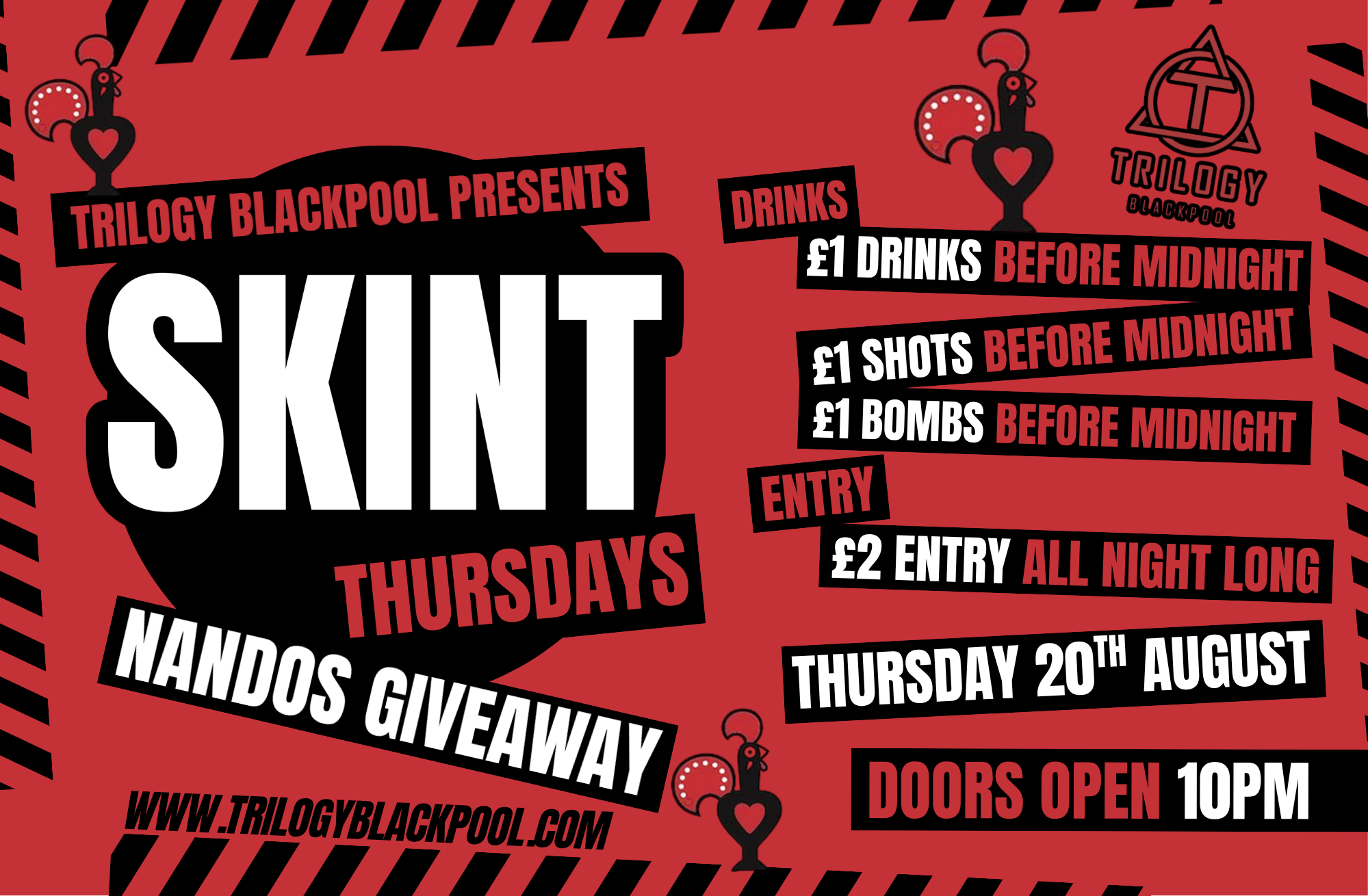 Skint Thursdays Presents... NANDOS GIVEAWAY
