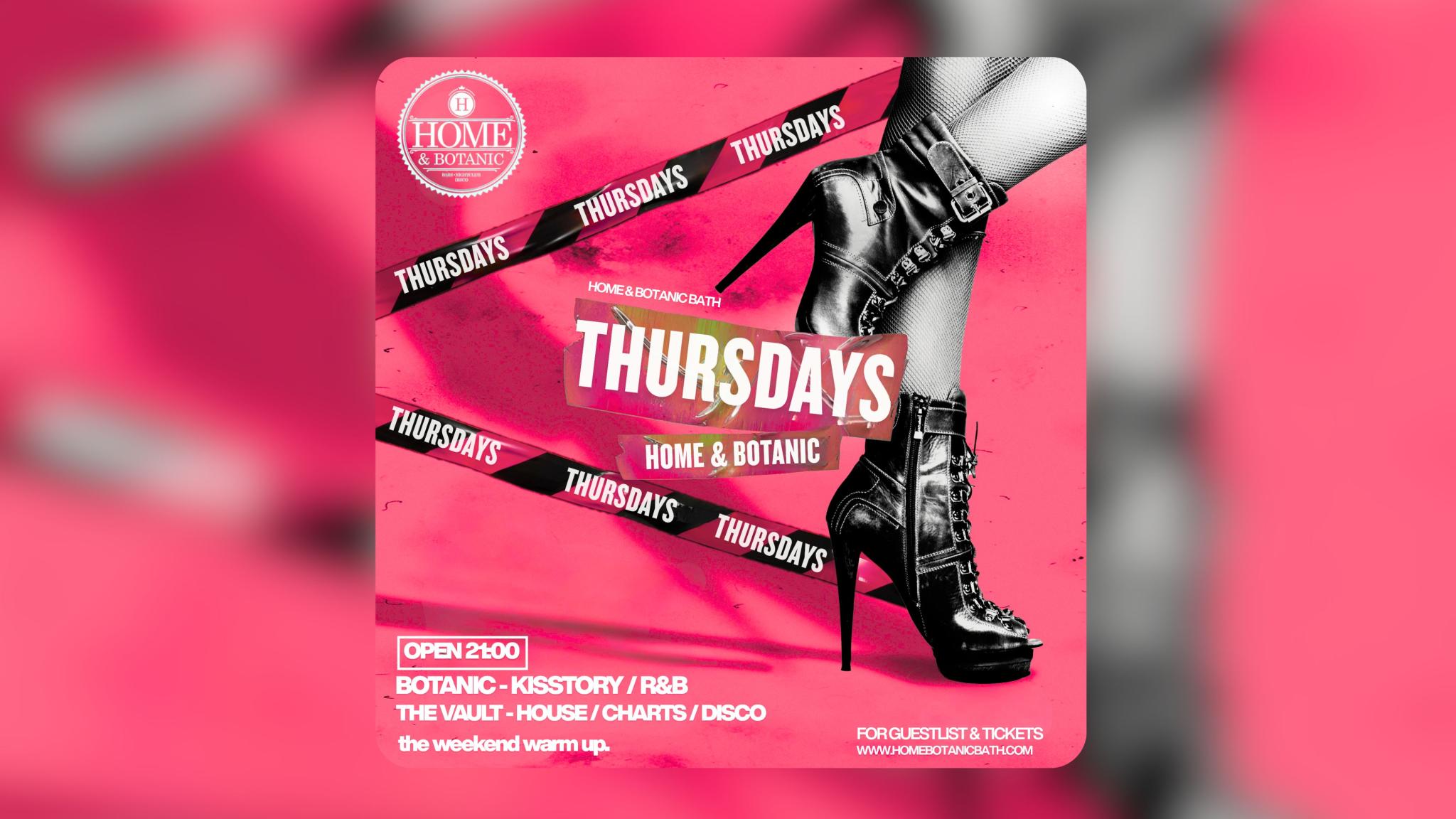 THURSDAYS @ HOME & BOTANIC