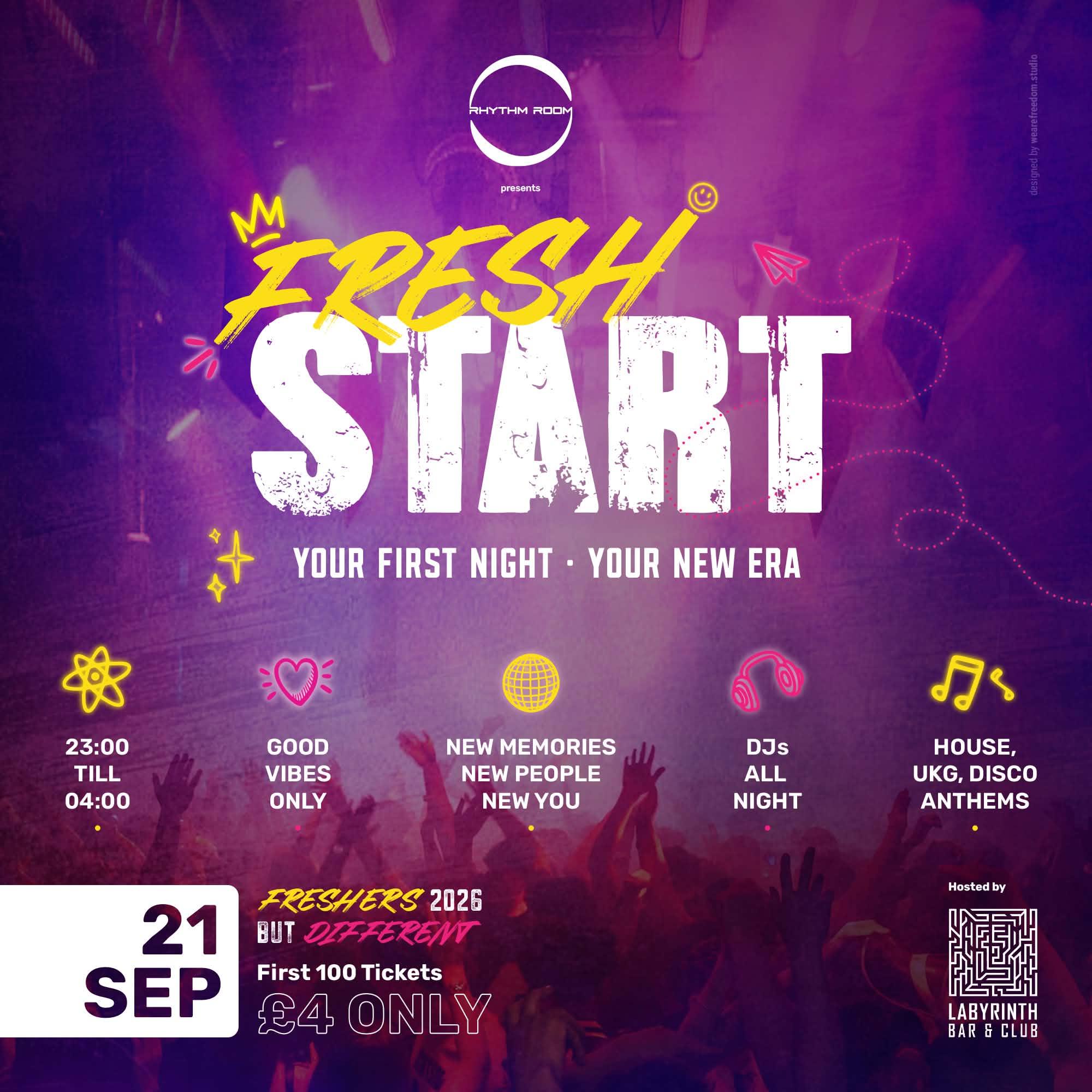 Freshers 2026: FRESH START