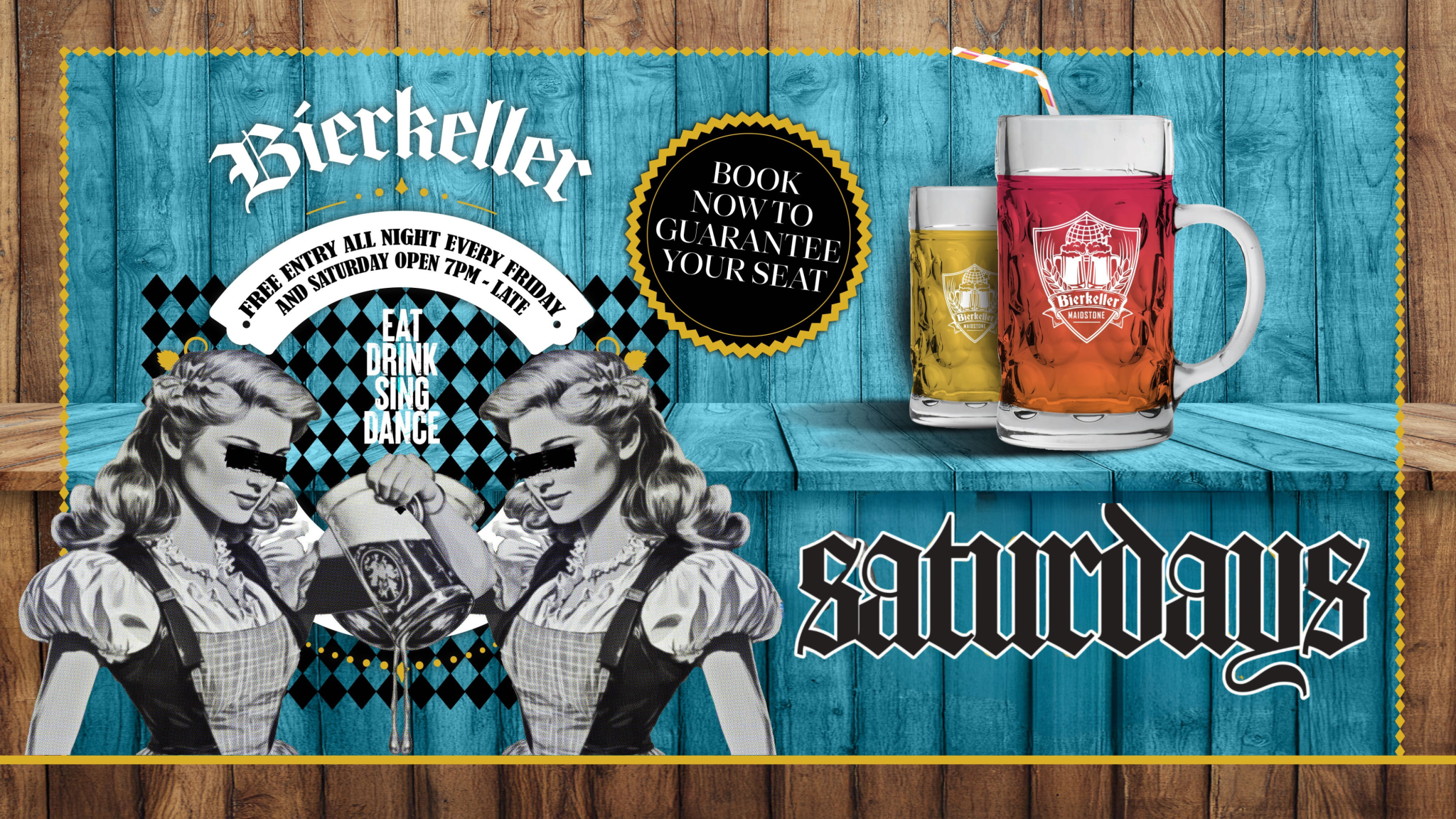SATURDAYS @ BIERKELLER