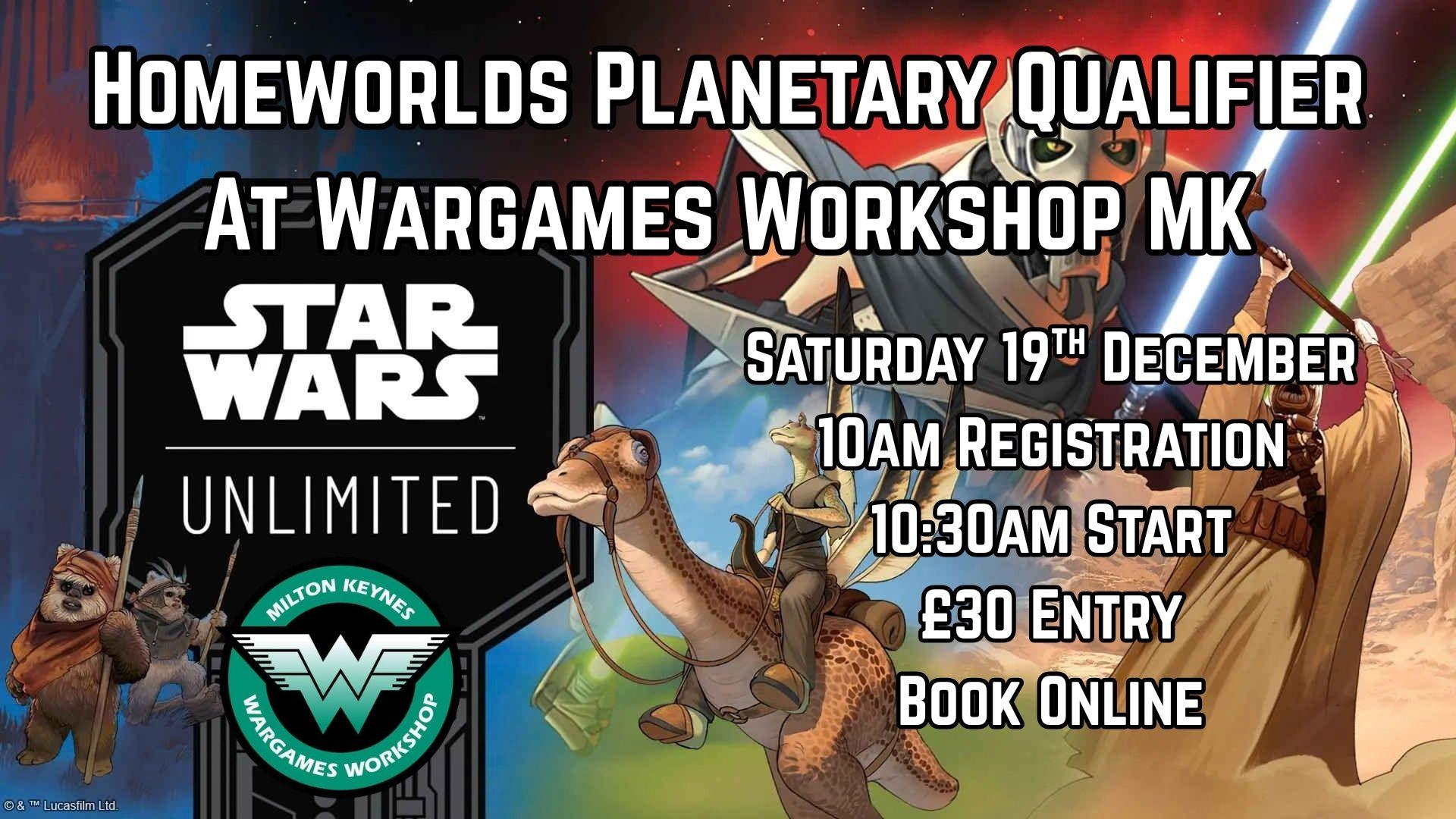 Star Wars Unlimited: Homeworlds Planetary Qualifier