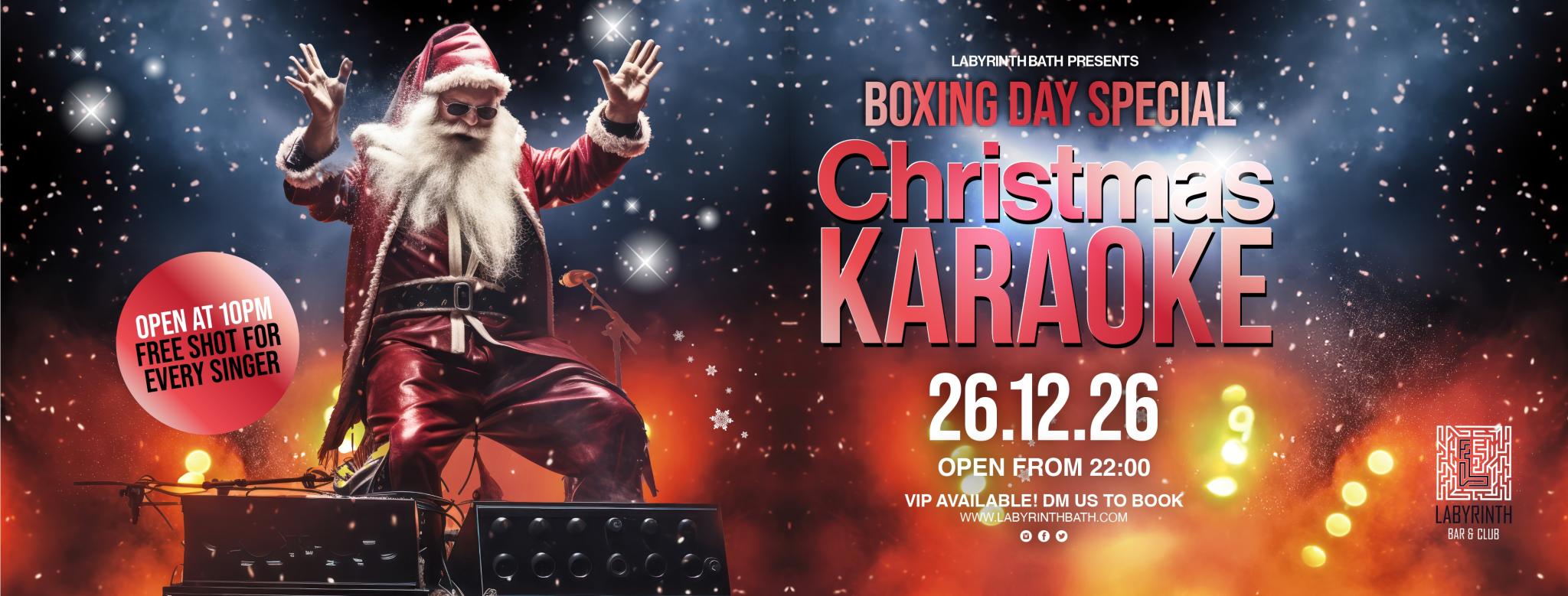 Boxing Day Special - Party & Christmas Karaoke
