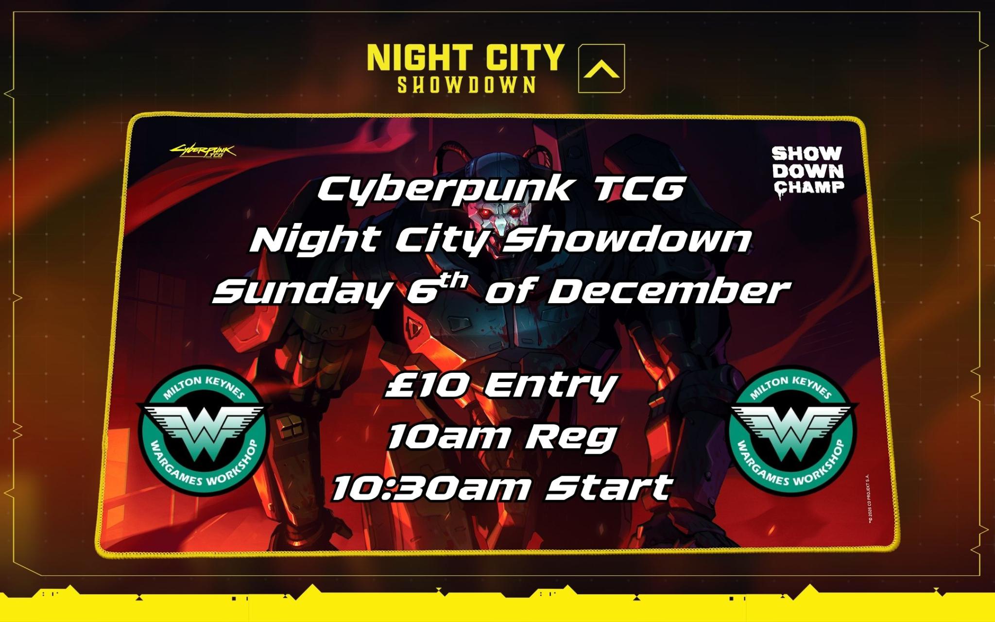Cyberpunk TCG Night City Showdown